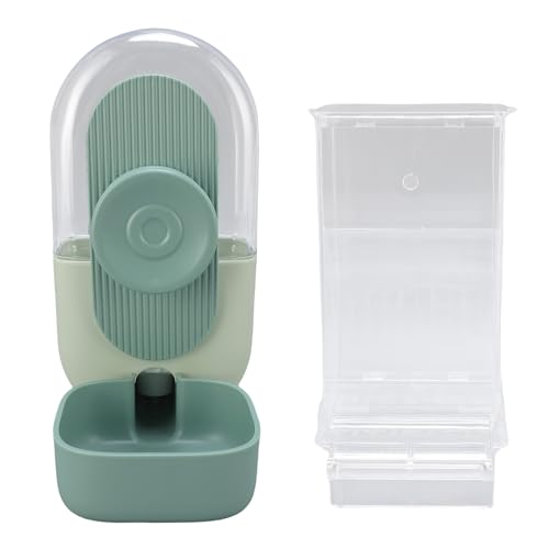 RIZGHWOY Automatischer Papagei Cage Feeder Gravity Bird Feeder Wasserspender Set für Cockatiels Budeigare Maakawien Finken Kanarien Papageien Lovebirds Mynahs Sterns mit Transparentem RIZGHWOY Automatischer Papagei Cage Feeder Gravity Bird Feeder Wasserspender Set für Cockatiels Budeigare Maakawien Finken Kanarien Papageien Lovebirds Mynahs Sterns mit Transparentem von RIZGHWOY