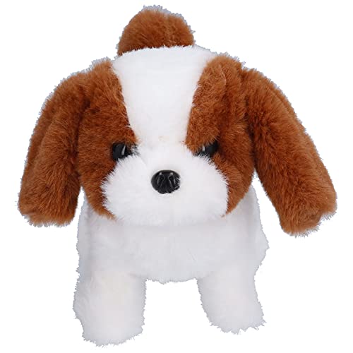 RIZGHWOY Gehen Plüsch -Welpen -Hundespielzeug, Interaktives Haustierhund mit Rinde und Schwanzwedel, Weiches Plüschmaterial, Ideale (Kleiner Wachshund) von RIZGHWOY