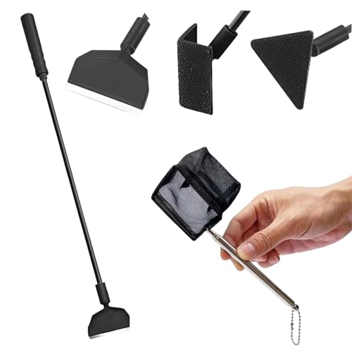 RJFUJP Aquarium-Reinigungsset 3-in-1, umfassendes Aquarium-Reinigungsset, Algenschaber, Dreieckbürste, rechtwinklige Bürste für Aquarium-Wartung RJFUJP Aquarium-Reinigungsset 3-in-1, umfassendes Aquarium-Reinigungsset, Algenschaber, Dreieckbürste, rechtwinklige Bürste für Aquarium-Wartung von RJFUJP