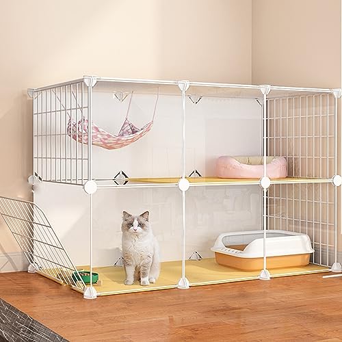 Indoor-Katzenkäfig Freier Platz für Katzen Katzenhaus Geeignet für Eine Vielzahl von Kleintieren Meerschweinchenkäfig Reise Katzenzaun im Freien Ort von in Indoor-Katzenkäfig Freier Platz für Katzen Katzenhaus Geeignet für Eine Vielzahl von Kleintieren Meerschweinchenkäfig Reise Katzenzaun im Freien Ort von in von RKJDMSWJ