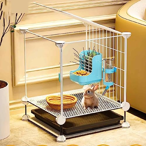 Innenkäfig, Laufstall für Kleintiere, leicht zu reinigen, Suite: Fußpolster/Wasserbrunnen/Tablett/Box/Wassernapf/37 * 37 * 47 cm Innenkäfig, Laufstall für Kleintiere, leicht zu reinigen, Suite: Fußpolster/Wasserbrunnen/Tablett/Box/Wassernapf/37 * 37 * 47 cm von RKJDMSWJ