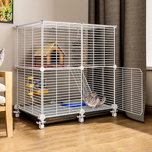 Katzenkäfig für den Innenbereich, Frettchenkäfig, Chinchilla, Kleintierkäfig, Katzenhaus, Haustierlauf, Verwendung im Innenbereich, Käfig für Katzen, Kaninchen, Chinchilla Katzenkäfig für den Innenbereich, Frettchenkäfig, Chinchilla, Kleintierkäfig, Katzenhaus, Haustierlauf, Verwendung im Innenbereich, Käfig für Katzen, Kaninchen, Chinchilla von RKJDMSWJ