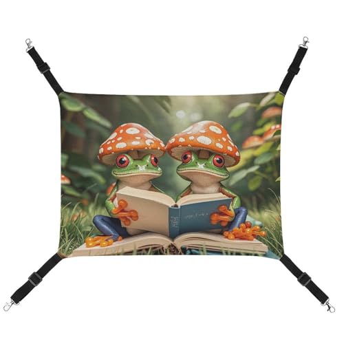 RKJVB Atmungsaktive Haustier-Hängematte mit verstellbaren Riemen, bedruckt, wendbar, für kleine Kaninchen, Frettchen, Meerschweinchen, 42 x 33 cm RKJVB Atmungsaktive Haustier-Hängematte mit verstellbaren Riemen, bedruckt, wendbar, für kleine Kaninchen, Frettchen, Meerschweinchen, 42 x 33 cm von RKJVB