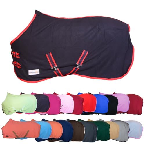 RL24 - Abschwitzdecke mit Kreuzgurt BASICLINE Nachtblau 115cm von RL24