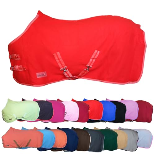 RL24 - Abschwitzdecke mit Kreuzgurt BASICLINE rot 115cm von RL24