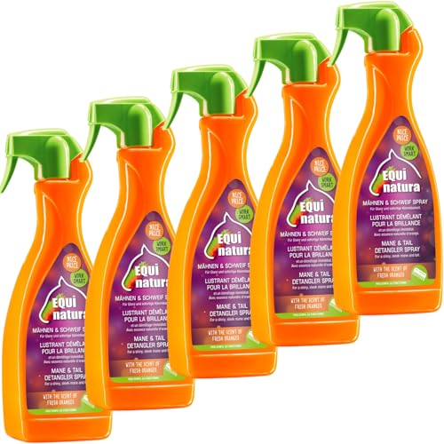 RL24 Equinatura - Striegel | Mähnenspray für Pferde | für seidigen Glanz | Mähne & Schweif sofort kämmbar | Schweifspray für Pferde | Pferde Glanzspray | 2 x 1000 ml Spray (2er Set) von RL24