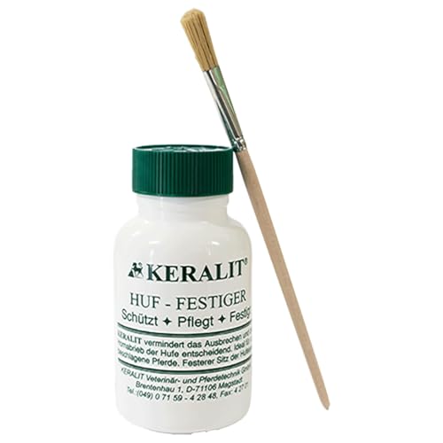 RL24 - Keralit Huf-Festiger – Hufpflege für Pferde – Hufhornhärter stabilisiert & festigt das Horn – für Belastbarkeit & festen Sitz – Pferdepflege – 1x 250 ml RL24 - Keralit Huf-Festiger – Hufpflege für Pferde – Hufhornhärter stabilisiert & festigt das Horn – für Belastbarkeit & festen Sitz – Pferdepflege – 1x 250 ml von RL24