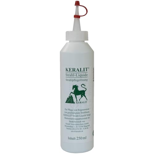 RL24 Keralit - Strahl-Liquide – Strahlpflege für Pferde – Hufpflege bei Strahlfäule – gut haftende Strahlpflegelösung – Pflege & Regeneration des Hufstrahls – 1 x 250 ml von RL24