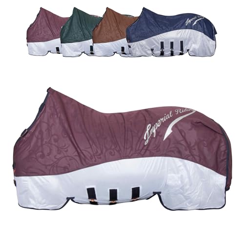 RL24 - Regen- & Fliegendecke 600D IRHSuper-Dry von Imperial Riding – Pferdedecke mit Mesh, Bauchklappe & Schweifklappe – atmungsaktive Regendecke für Pferde in Bordeaux – Größe 165cm RL24 - Regen- & Fliegendecke 600D IRHSuper-Dry von Imperial Riding – Pferdedecke mit Mesh, Bauchklappe & Schweifklappe – atmungsaktive Regendecke für Pferde in Bordeaux – Größe 165cm von RL24