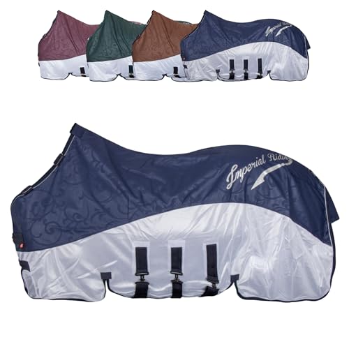 RL24 - Regen- & Fliegendecke 600D IRHSuper-Dry von Imperial Riding – Pferdedecke mit Mesh, Bauchklappe & Schweifklappe – atmungsaktive Regendecke für Pferde in Navy – Größe 155cm RL24 - Regen- & Fliegendecke 600D IRHSuper-Dry von Imperial Riding – Pferdedecke mit Mesh, Bauchklappe & Schweifklappe – atmungsaktive Regendecke für Pferde in Navy – Größe 155cm von RL24