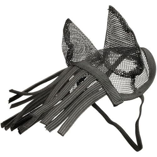 RL24 - Spielzeugfliegenhaube mit Fransen von My Hobby Horse – Spielzeug Haube für Dein Steckenpferd – Kinder Fliegenhaube aus Mesh – Stockpferd Haube mit elastischem Kordelzug – Schwarz RL24 - Spielzeugfliegenhaube mit Fransen von My Hobby Horse – Spielzeug Haube für Dein Steckenpferd – Kinder Fliegenhaube aus Mesh – Stockpferd Haube mit elastischem Kordelzug – Schwarz von RL24