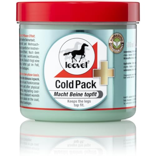 RL24 leovet - Cold Pack Apothekers Pferdesalbe für Mensch & Pferd | Pferdebalsam wirkt kühlend & wärmend | Pferdegel für Muskeln & Gelenke | verbessert die Beweglichkeit | 1 x 1000 ml von RL24