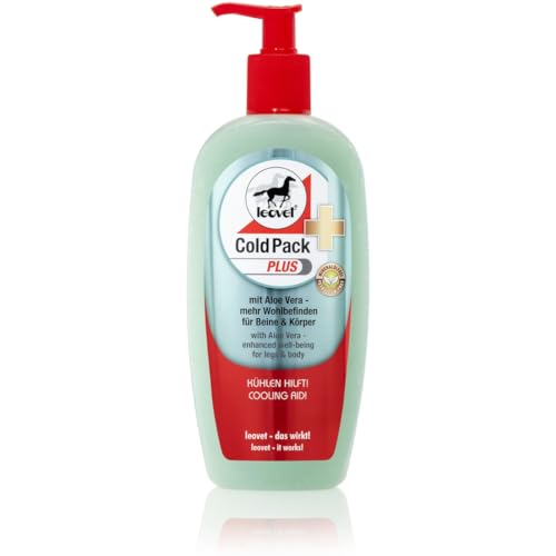 RL24 leovet - Cold Pack Plus Pferdesalbe für Mensch & Pferd | vitalisierender Pferdebalsam mit Aloe Vera | Pferdegel für den Bewegungsapparat | entspannt, kühlt & wärmt Muskeln | 1 x 500 ml von RL24