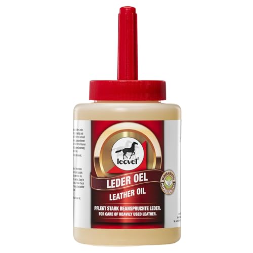 RL24 leovet - Leder Oel mit Pinsel | Lederöl mit Bienenwachs, Jojobaöl & Kokosöl | Lederfett für alle Glattleder | Lederpflege Macht geschmeidig & schützt vor Feuchtigkeit | 1 x 450 ml Flasche RL24 leovet - Leder Oel mit Pinsel | Lederöl mit Bienenwachs, Jojobaöl & Kokosöl | Lederfett für alle Glattleder | Lederpflege Macht geschmeidig & schützt vor Feuchtigkeit | 1 x 450 ml Flasche von RL24