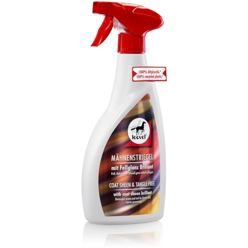 RL24 leovet - Mähnenstriegel | Mähnenspray für Pferde | Schweifspray schützt vor Staub & Schmutz | Pflege für Fell, Mähne & Schweif | schnelle Kämmbarkeit | 3 x 550 ml Sprühflasche (3er Set) von RL24