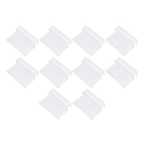 RLECS 10 x Acryl-Klammern für Aquarien, 5,5 x 4 x 1,8 cm, Glasabdeckung, Clip, Wasserspielkasten, Haube RLECS 10 x Acryl-Klammern für Aquarien, 5,5 x 4 x 1,8 cm, Glasabdeckung, Clip, Wasserspielkasten, Haube von RLECS