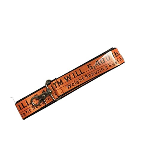 RLVYTA Hundeleine Hundeleine aus weißem Nylon, weiche Laufleine für kleine, mittelgroße und große Hunde Verstellbare Führleine(Orange) von RLVYTA