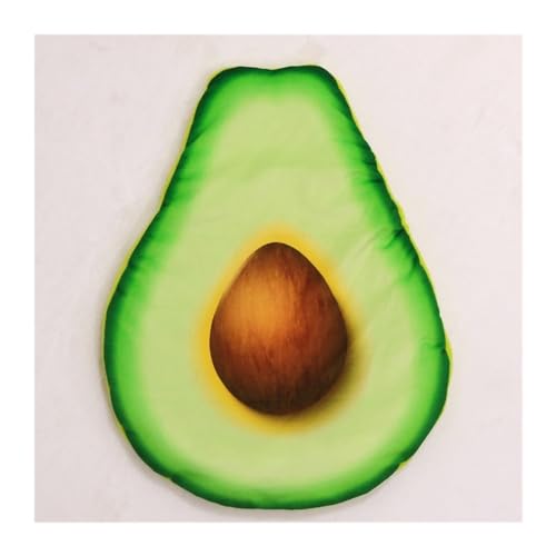 RLVYTA Hundematte Spiegelei druckt Haustier-Bettmatte, ultraweiche, Dicke Flanell-Bettmatten für Hunde und Katzen für Schlafen Katzenbett(Avocado Blanket,M) von RLVYTA