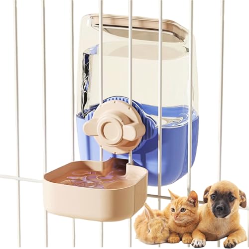 Pet Hanging Automatic Feeders Drinking Bowls (Blue-Pink) von RMNHPTK