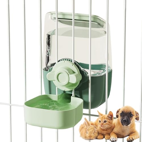 Pet Hanging Automatic Feeders Drinking Bowls (Green) von RMNHPTK