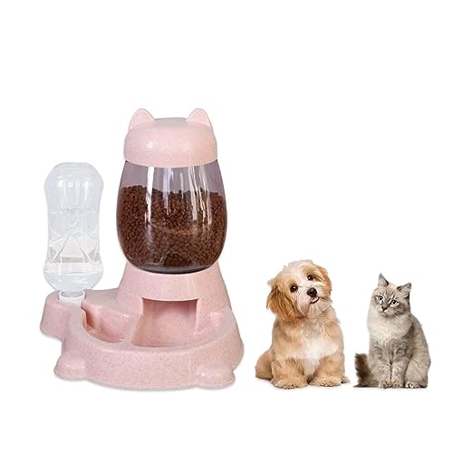 Automatischer Futter- und Wasserspender für Haustiere, kleine und mittlere Größe (Rosa) Geschenkidee Automatischer Futter- und Wasserspender für Haustiere, kleine und mittlere Größe (Rosa) Geschenkidee von RMY
