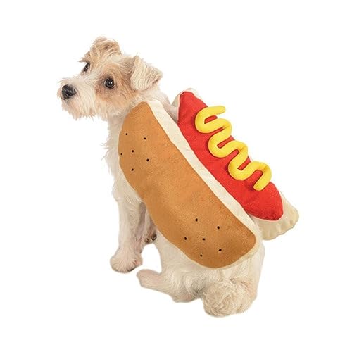 Haustier Kleidung Hot Dog Haustier Kleidung Neue Hamburg Cartoon Einstellbare Kleidung Spielen Haustier U5g1 Rolle Spaß Hund Nette Kleidung von ROBAUN