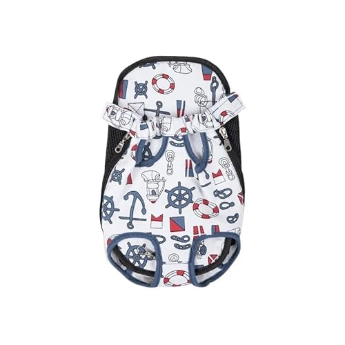 Haustierzubehör Rucksack aus Netzgewebe für Hunde, Outdoor-Reiseprodukte, atmungsaktive Tarnbeutel für kleine Hunde, Katzen, Chihuahua, Rucksack (Farbe: Weißer Versand, Größe: von ROBAUN