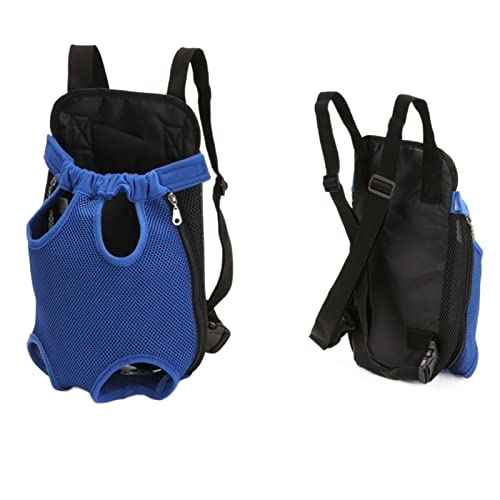 Haustierzubehör für Haustiere, Denim, Transporttasche im Freien, Reise, Rucksack, atmungsaktiv, Netz, tragbar, für kleine Hunde, Welpen, Katzen, Transporttaschen, Farbe: Blau, von ROBAUN