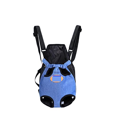 ROBAUN Haustierbedarf, Haustier-Tragetasche, atmungsaktiv, für den Außenbereich, für kleine Hunde und Katzen, modische Reisetasche, Transporttasche für Welpen, Blau von ROBAUN