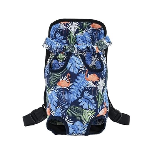 Zubehör für Haustiere Haustier Dog Mesh Rucksack Outdoor Reiseartikel Atmungsaktive Tarnung Taschen für kleinen Hund Katze Chihuahua Rucksack (Color : Blue Firebird, Size : S) von ROBAUN