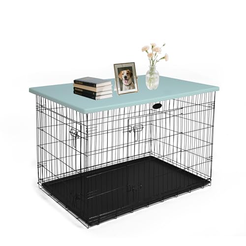 Rockever 96,5 cm Hundekäfig-Topper Arbeitsplatte für 91,4 cm Hundekäfig, Kunststoff-Hundehütten-Topper, rutschfeste Haustierbox-Tischauflage mit Schrauben, leicht zu reinigen (Kiste nicht im Rockever 96,5 cm Hundekäfig-Topper Arbeitsplatte für 91,4 cm Hundekäfig, Kunststoff-Hundehütten-Topper, rutschfeste Haustierbox-Tischauflage mit Schrauben, leicht zu reinigen (Kiste nicht im von ROCKEVER