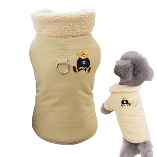 Hundepullover, dicker Strickpullover für kleine Hunde, warmes Hunde-Shirt, Winter mit fünf Größen, winddichter Haustier-Wintermantel, Schneejacke, Weste für Welpen, Hundepullover Hundepullover, dicker Strickpullover für kleine Hunde, warmes Hunde-Shirt, Winter mit fünf Größen, winddichter Haustier-Wintermantel, Schneejacke, Weste für Welpen, Hundepullover von ROCKIA