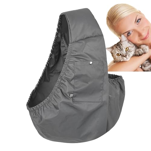 Katzen-Tragetuch – stilvolle Haustier-Reisetasche, praktisch, langlebig, atmungsaktiv, Haustier-Tragetasche für draußen, Welpen, Kätzchen Rockia Katzen-Tragetuch – stilvolle Haustier-Reisetasche, praktisch, langlebig, atmungsaktiv, Haustier-Tragetasche für draußen, Welpen, Kätzchen Rockia von ROCKIA