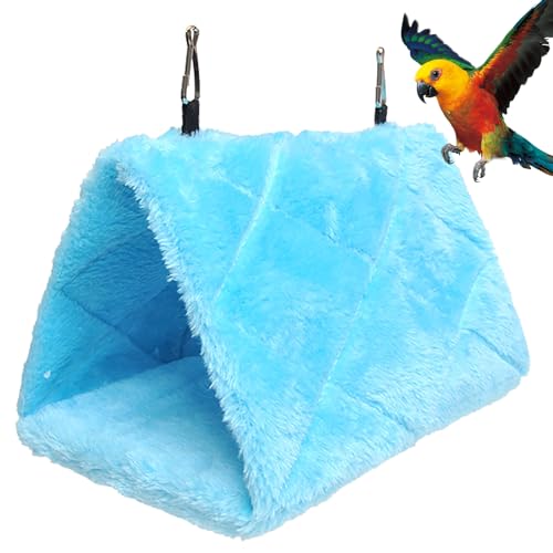 Papageienbett, dreieckiges Design, Vogelhaus für Käfig, Papageienhaus für Sittiche, Wellensittiche, Nymphensittiche, Nymphensittiche, Nymphensittiche, Nymphensittiche, Käfigzubehör Rockia Papageienbett, dreieckiges Design, Vogelhaus für Käfig, Papageienhaus für Sittiche, Wellensittiche, Nymphensittiche, Nymphensittiche, Nymphensittiche, Nymphensittiche, Käfigzubehör Rockia von ROCKIA