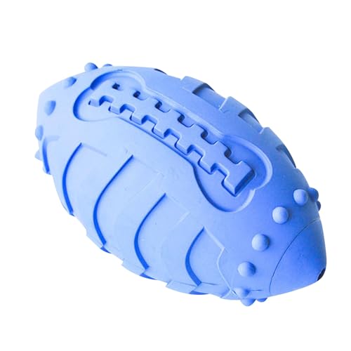 ROCKIA Kaubälle für Welpen, quietschendes Gummi-Fußball-Hundespielzeug, robust, leicht zu reinigen, langlebig, interaktives Kauspielzeug für Zahnfleischmassage ROCKIA Kaubälle für Welpen, quietschendes Gummi-Fußball-Hundespielzeug, robust, leicht zu reinigen, langlebig, interaktives Kauspielzeug für Zahnfleischmassage von ROCKIA