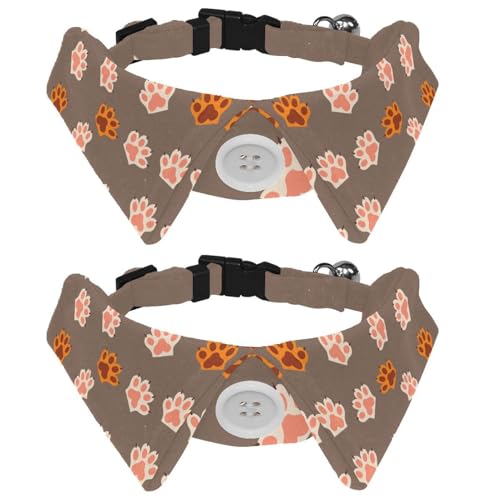 2 Packungen Hunde-/Katzenpfoten-Fliegen, Hemd, Revers-Stil, Katzenhalsbänder, Befestigung, Hundehalsband mit Fliege für kleine Katzen, Welpen, Haustiere 2 Packungen Hunde-/Katzenpfoten-Fliegen, Hemd, Revers-Stil, Katzenhalsbänder, Befestigung, Hundehalsband mit Fliege für kleine Katzen, Welpen, Haustiere von RODAILYCAY