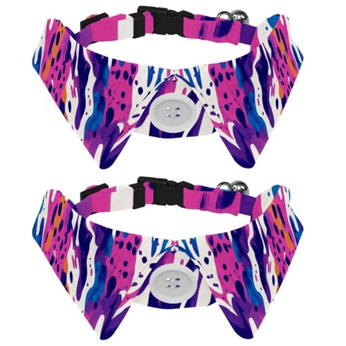 2 Packungen Welpenhalsband, abstraktes Marmor-Texturmuster, Urlaub, kleine Hunde, Fliegen, verstellbare Katzen-Fliegen, Halsband für mittelgroße Hunde, Katzen, Haustiere, Kaninchen 2 Packungen Welpenhalsband, abstraktes Marmor-Texturmuster, Urlaub, kleine Hunde, Fliegen, verstellbare Katzen-Fliegen, Halsband für mittelgroße Hunde, Katzen, Haustiere, Kaninchen von RODAILYCAY