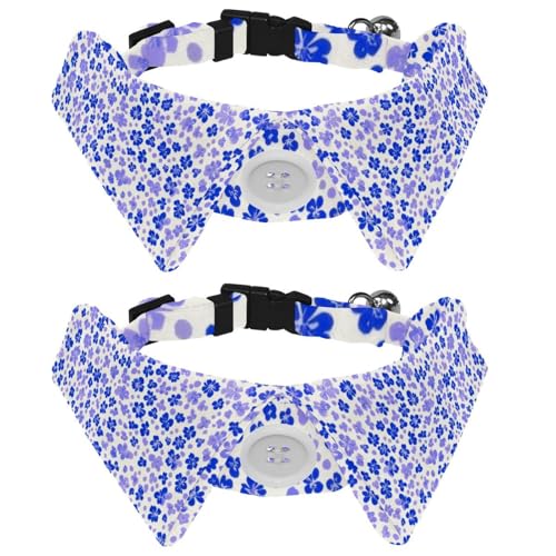 2 Packungen buntes Ditsy-Hundehalsband mit Fliege, verstellbares Welpenhalsband, Haustier-Smokingfliegen für Katzen, Hunde, Kaninchen, 2 Packungen 2 Packungen buntes Ditsy-Hundehalsband mit Fliege, verstellbares Welpenhalsband, Haustier-Smokingfliegen für Katzen, Hunde, Kaninchen, 2 Packungen von RODAILYCAY