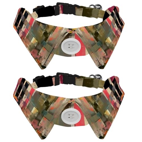Hundehalsband mit Fliege, verstellbar, niedliches Revers-Design, Fliege, Haustierhalsband für kleine Hunde, Welpen und Katzen, 2 Stück Hundehalsband mit Fliege, verstellbar, niedliches Revers-Design, Fliege, Haustierhalsband für kleine Hunde, Welpen und Katzen, 2 Stück von RODAILYCAY