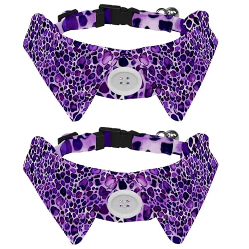Katzenhalsband mit Fliegen, verstellbares Hundehalsband, niedliche Haustier-Fliege für kleine, mittelgroße Hunde, Katzen, Welpen, 2 Packungen Katzenhalsband mit Fliegen, verstellbares Hundehalsband, niedliche Haustier-Fliege für kleine, mittelgroße Hunde, Katzen, Welpen, 2 Packungen von RODAILYCAY