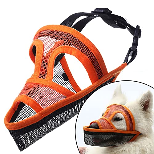 Einstellbarer Hund Maulkorb,Hund Mesh Maulkorb für kleine mittlere große Hund,Air Mesh atmungsaktive und trinkbare Haustier Maulkorb für Anti-Beißen Anti-Barking Lecken Einstellbarer Hund Maulkorb,Hund Mesh Maulkorb für kleine mittlere große Hund,Air Mesh atmungsaktive und trinkbare Haustier Maulkorb für Anti-Beißen Anti-Barking Lecken von ROFRA
