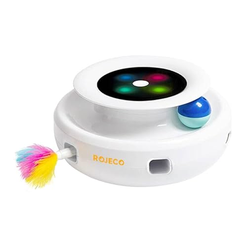 ROJECO 2-in-1 Interaktives Katzenspielzeug von ROJECO