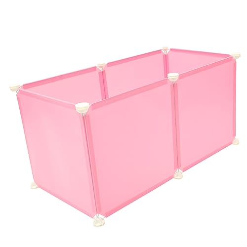 ROMISBABA 1 Satz Hamster Gehege hamstergehege hasengehege pet Door Haustierfreigehege Hasen Zaun transparenter Hamsterkäfig Zwinger drinnen Tür Nagetier Draht Mini Igelkäfig Hamsterhaus Harz von ROMISBABA