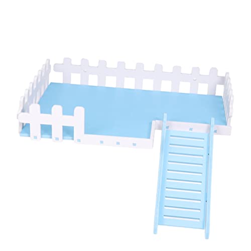 ROMISBABA 1satz Hamster Kletterleiter Und Plattform Kleintier Spielzeug Aus Robustem Holz Lustiges Pet Zubehör Für Hamster Und Eichhörnchen Blau Für Mehr Spielspaß Im Käfig ROMISBABA 1satz Hamster Kletterleiter Und Plattform Kleintier Spielzeug Aus Robustem Holz Lustiges Pet Zubehör Für Hamster Und Eichhörnchen Blau Für Mehr Spielspaß Im Käfig von ROMISBABA