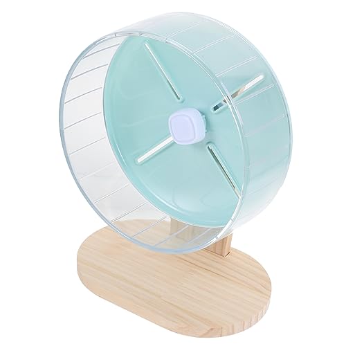 ROMISBABA 1 Satz Hamster Rad Ultra Laufrad mit Holzständer für Hamster Chinchillas und Kleine Nagetiere für Gesunde Bewegung und Spielspaß Grünes Design ROMISBABA 1 Satz Hamster Rad Ultra Laufrad mit Holzständer für Hamster Chinchillas und Kleine Nagetiere für Gesunde Bewegung und Spielspaß Grünes Design von ROMISBABA