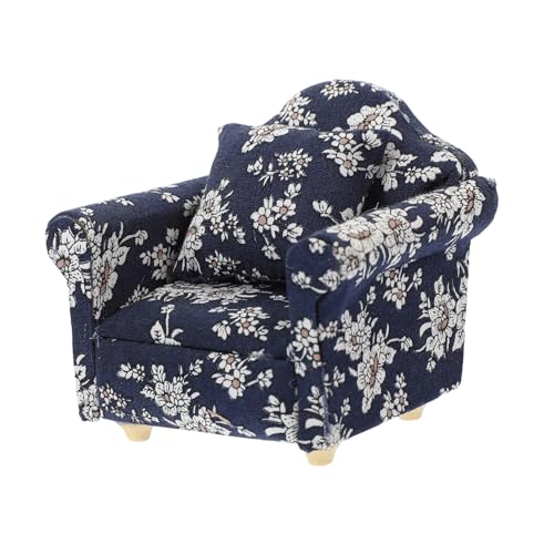 ROMISBABA 1 Satz Hamster Sofa Hängematte klein Haustier Hamster -Versteck Schaum Sitz hamsterbett Hamster Tierbettchen petbett Hamsterkäfig Mini-Sofa Baumwolle Navy von ROMISBABA