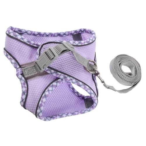 ROMISBABA 1 Satz Katzenleinenweste Hundeleine Little Pets weasypet tragegeschirr für Hunde Kleidung für Hunde Dog Lead katzenklo Haustier Hund Zubehör Weste für Haustiere Polyester Violett ROMISBABA 1 Satz Katzenleinenweste Hundeleine Little Pets weasypet tragegeschirr für Hunde Kleidung für Hunde Dog Lead katzenklo Haustier Hund Zubehör Weste für Haustiere Polyester Violett von ROMISBABA