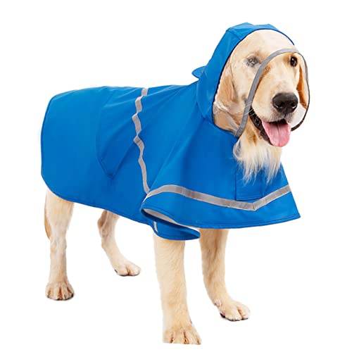 ROMISBABA 1 Stück Regenjacke Für Haustiere Hund Dackel Regenmantel Doggy -Regenmantel Regenmantel Für Haustiere Hündchen Welpe Wasserdicht Haustierkleidung Haustier-regentuch Blue ROMISBABA 1 Stück Regenjacke Für Haustiere Hund Dackel Regenmantel Doggy -Regenmantel Regenmantel Für Haustiere Hündchen Welpe Wasserdicht Haustierkleidung Haustier-regentuch Blue von ROMISBABA
