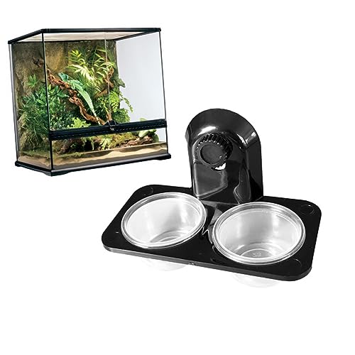 ROMISBABA 1 Stück Reptilienfutterautomat wasserschüssel Reptilien zubehör futtercontainer Reptilienzubehör Haustier Gecko schleichtiere Glasschale für Tiernahrung Pet Reptile Feeder Black ROMISBABA 1 Stück Reptilienfutterautomat wasserschüssel Reptilien zubehör futtercontainer Reptilienzubehör Haustier Gecko schleichtiere Glasschale für Tiernahrung Pet Reptile Feeder Black von ROMISBABA