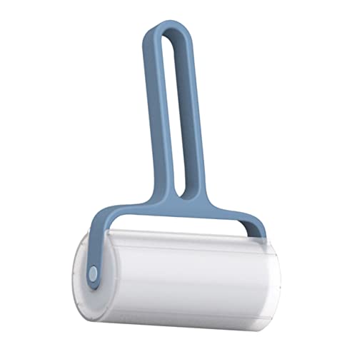ROMISBABA 1 Stück Roller-Haar-Aufkleber Katze Hund Haar Kleberolle Haarentfernungsrolle Für Kleidung Fusselrolle Für Tierhaare Fusselentfernungsrolle Rollen Mini-fusselroller Klebeband Blue von ROMISBABA